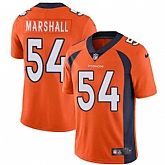 Nike Denver Broncos #54 Brandon Marshall Orange Team Color NFL Vapor Untouchable Limited Jersey,baseball caps,new era cap wholesale,wholesale hats